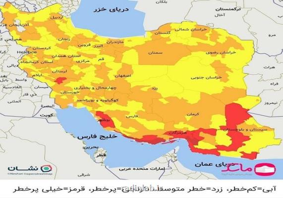 ۶۰ درصد استان بوشهر در وضعیت قرمز كرونائی