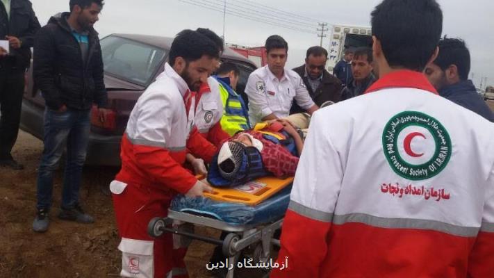 عرضه خدمات امداد و نجات به ۱۱۱۵ صدمه دیده حوادث مختلف
