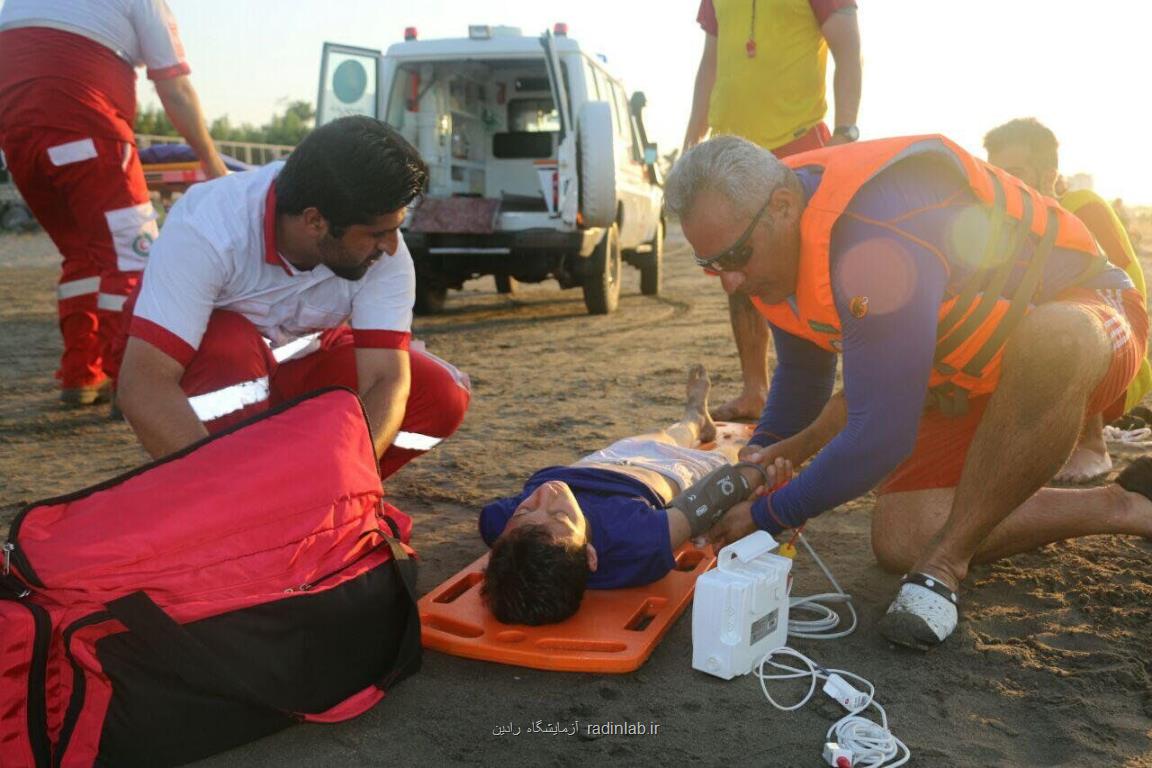 امدادگران هلال احمر ۵۵ نفر را از غرق شدگی نجات دادند
