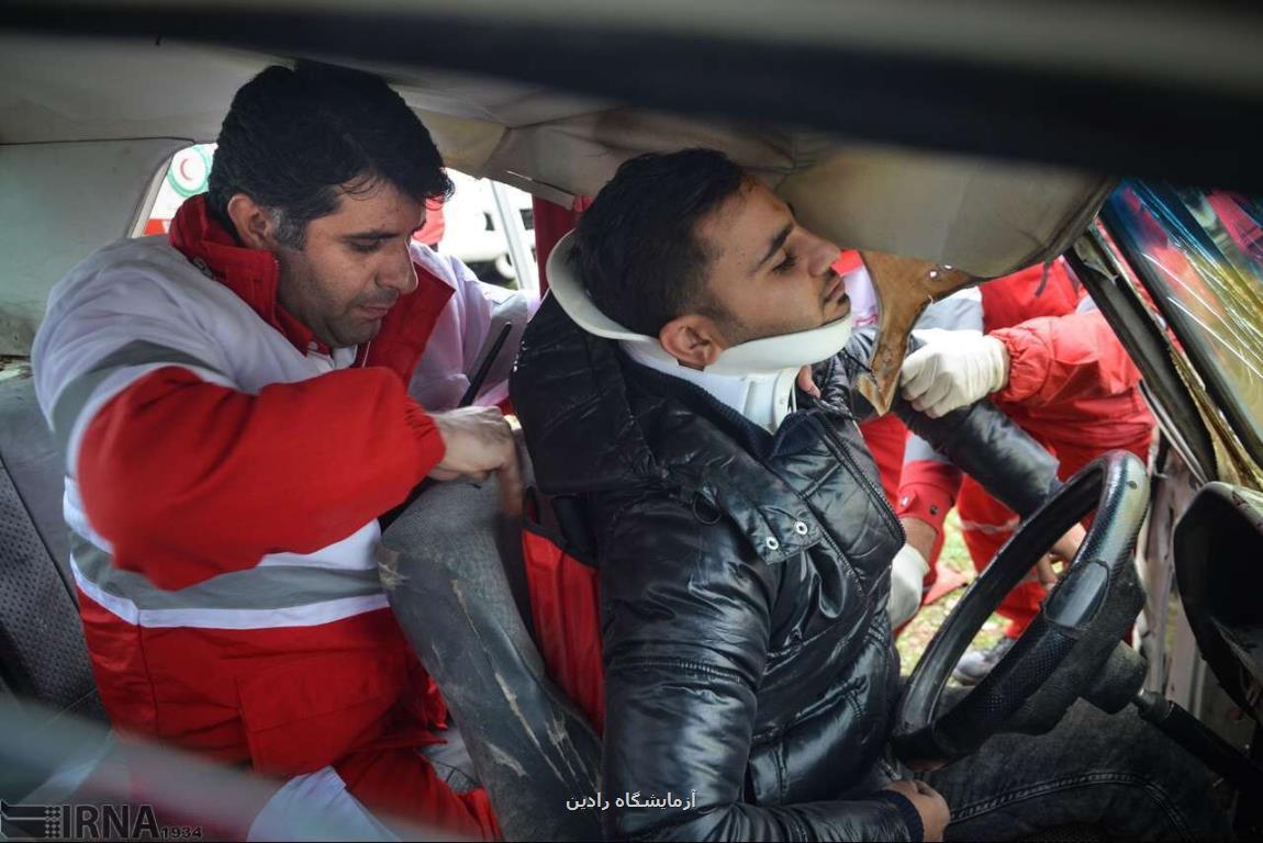 انتقال 160 مصدوم انواع حوادث طی 72 ساعت گذشته