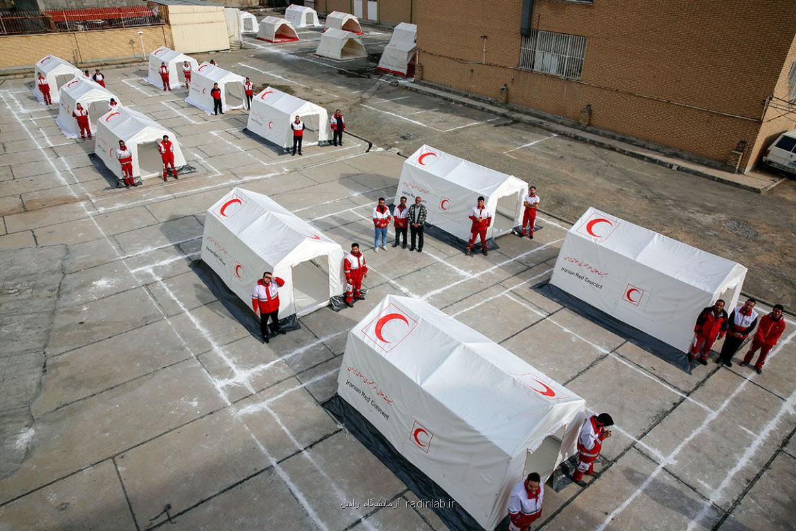 ۲۳ هزار چادر امدادی به انبارهای هلال احمر تحویل داده شد