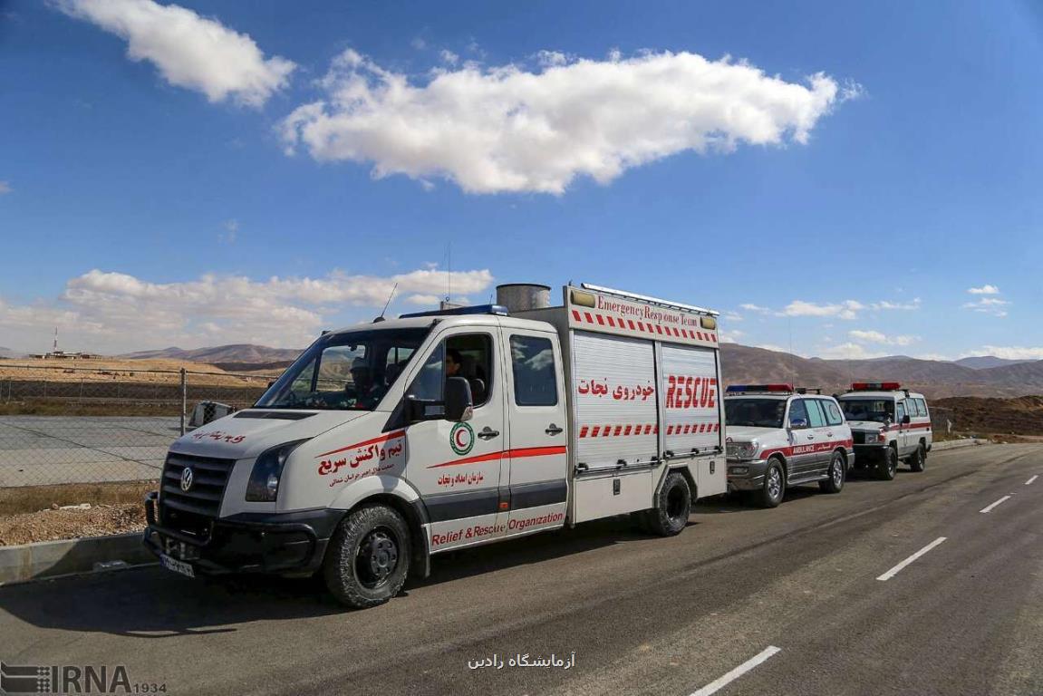 هلال احمر ۵۲۰۰ خودروی امدادی و عملیاتی برای امدادرسانی در اختیار دارد