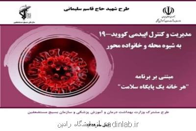 ابلاغ چهارم بسیج ملی با عنوان طرح شهید حاج قاسم سلیمانی